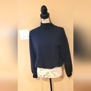 OAK + FORT Black Turtleneck Sweater